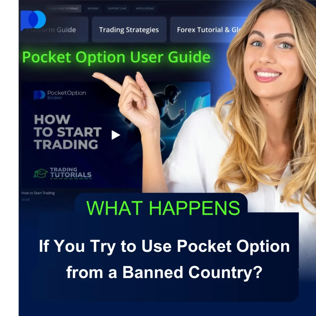 What happens if you use Pocket Option from banned country.