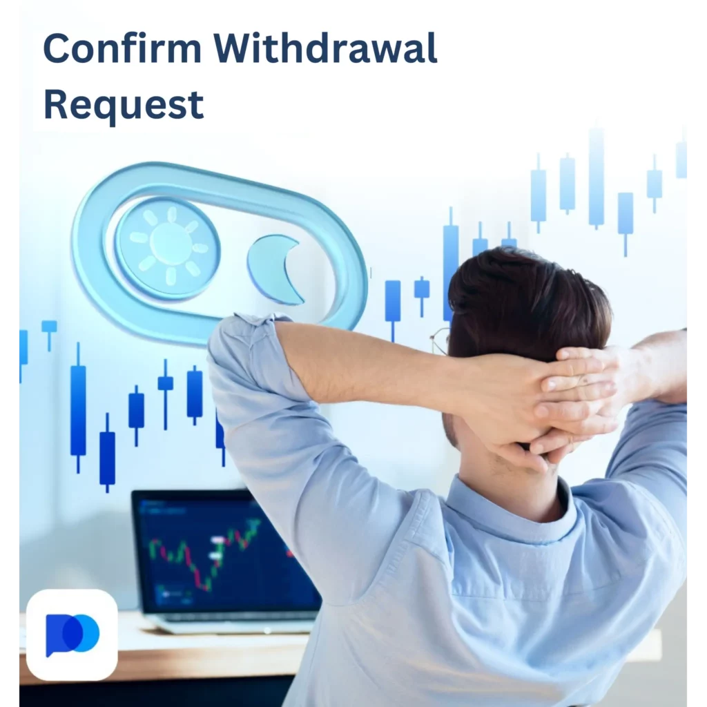 Confirm Withdrawal request on Pocket Option.