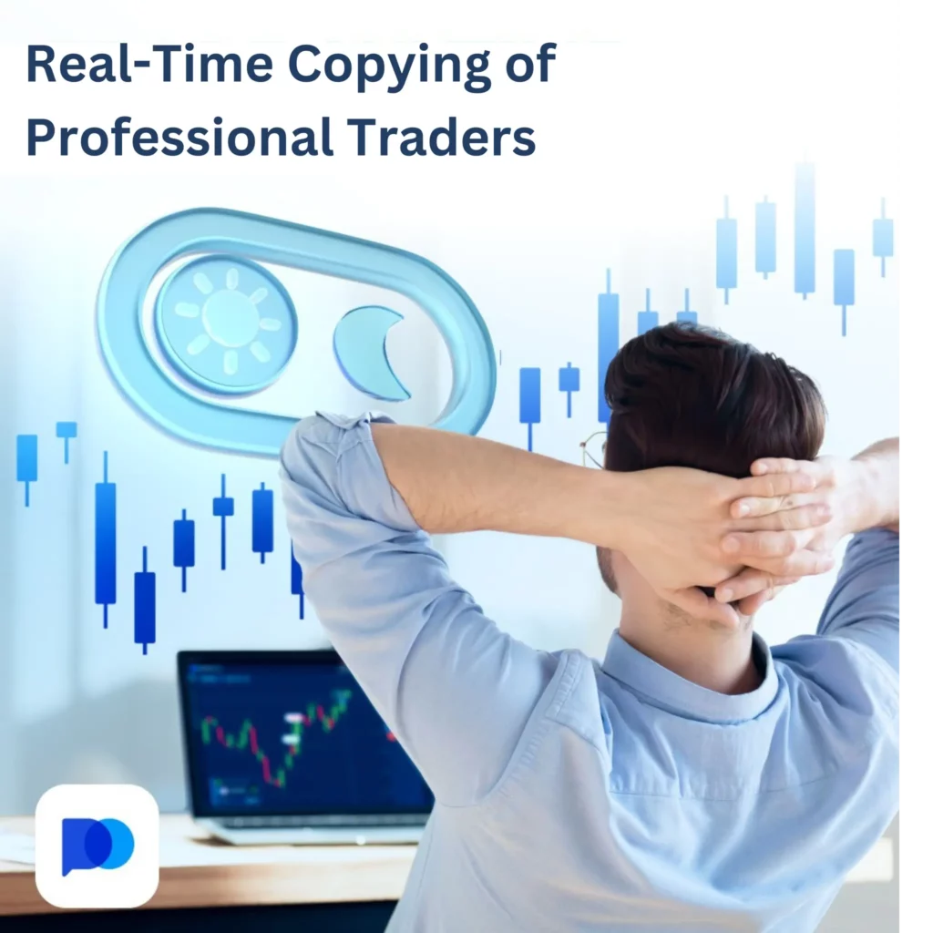 Real-time- copying of professional traders on Pocket Option.